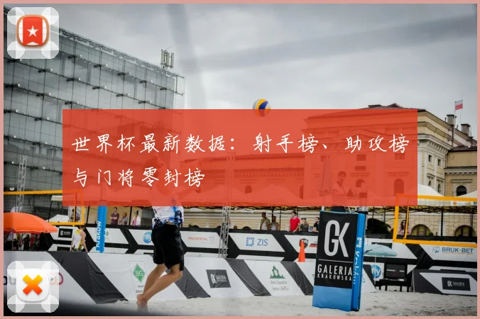 世界杯最新数据：射手榜、助攻榜与门将零封榜